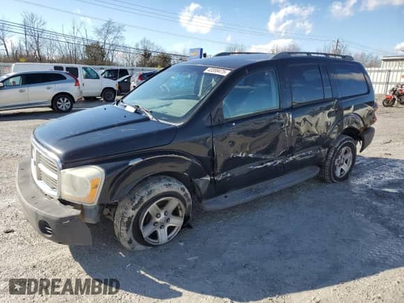2006 Dodge Durango SXT with VIN 1D4HD38K36F114467, listed as a Copart auction lot 43399475 with 245,547 mi miles and Salvage title. Bid and sale history available at DreamBid. Image 1.