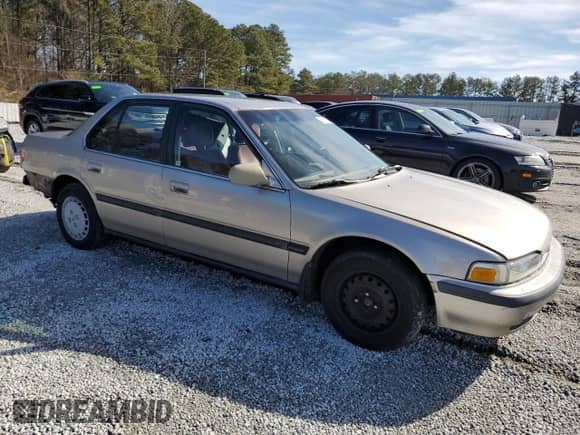 1991 Honda Accord LX z VIN JHMCB765XMC099044, wystawiony jako Copart lot #42520935 z przebiegiem 165 870 mil mil oraz Szkoda całkowita • Salvage title. Historia ofert i sprzedaży dostępna na DreamBid. Obrazek 4.