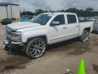 2017 Chevrolet Silverado 1500 LTZ with VIN 3GCPCSEC3HG191151, listed as a Copart auction lot 58218795 with 134,276 mi miles and Salvage title. Bid and sale history available at DreamBid. Image 1.