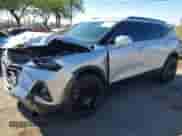 2019 Chevrolet Blazer with VIN 3GNKBBRA8KS700989, listed as a IAAI auction lot 43090776 with 107,288 mi miles and . Bid and sale history available at DreamBid. Image 2.