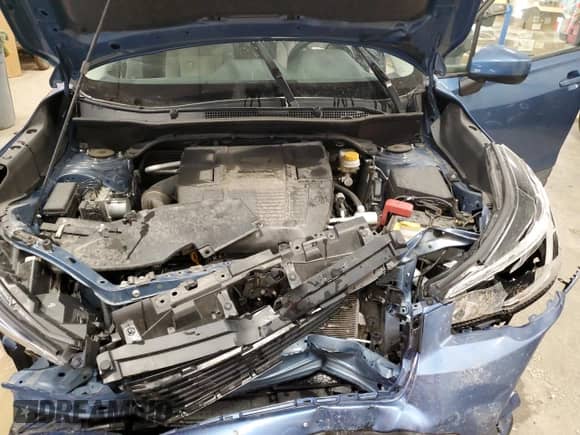 2021 Subaru Forester Premium with VIN JF2SKAJC6MH593499, listed as a Copart auction lot 69435535 with 46,457 mi miles and Salvage title. Bid and sale history available at DreamBid. Image 12.