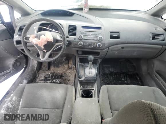 2010 Honda Civic with VIN 2HGFA1F23AH034325, listed as a Copart auction lot 43553895 with 163,372 mi miles and Salvage title. Bid and sale history available at DreamBid. Image 8.