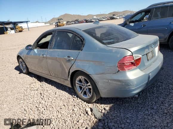 2008 BMW 3 Series 328i с VIN WBAVA375X8NL54755, выставлен на аукционе Copart как лот 42354425 с пробегом 191 478 миль миль и Списание • Salvage title. История ставок и продаж доступна на DreamBid. Изображение 2.