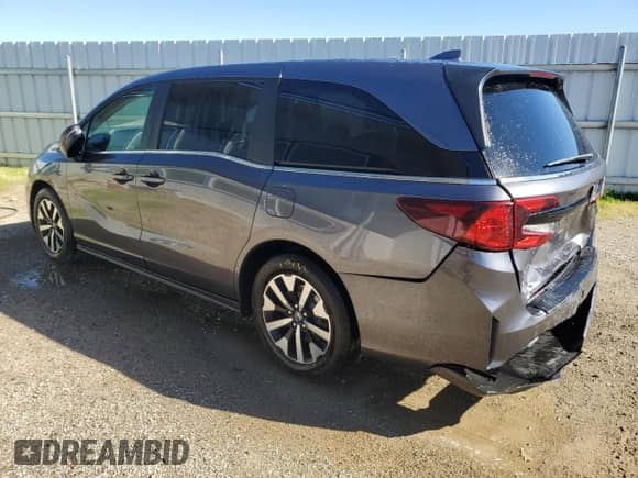 2025 Honda Odyssey EX-L с VIN 5FNRL6H62SB082800, выставлен на аукционе Copart как лот 86887785 с пробегом 9 518 миль миль и Чистый • Clean title. История ставок и продаж доступна на DreamBid. Изображение 2.