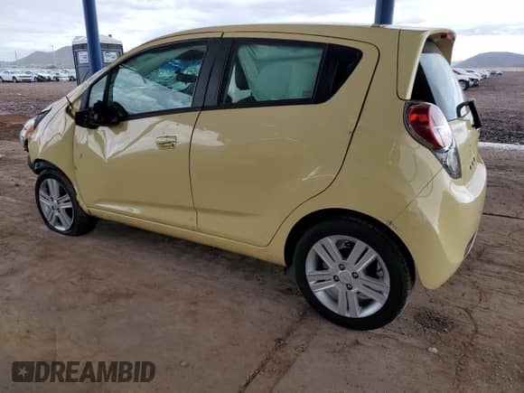 2013 Chevrolet Spark LS with VIN KL8CB6S94DC584504, listed as a Copart auction lot 81520015 with 32,910 mi miles and Salvage title. Bid and sale history available at DreamBid. Image 2.