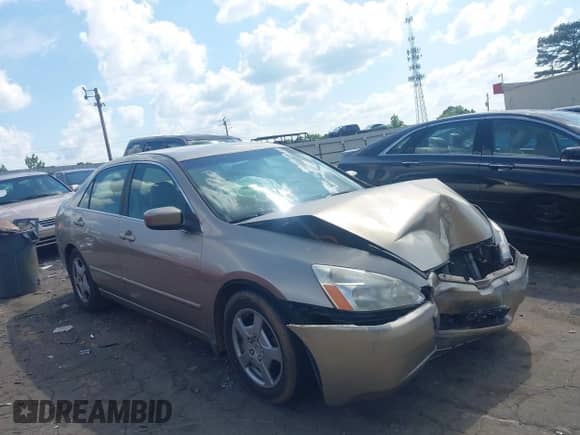 2005 Honda Accord with VIN JHMCN36415C006954, listed as a IAAI auction lot 42224184 with 89,494 mi miles and . Bid and sale history available at DreamBid. Image 1.