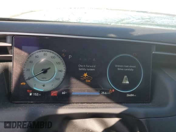 2022 Hyundai Santa Cruz Limited with VIN 5NTJEDAF6NH024833, listed as a Copart auction lot 77374634 with 26,684 mi miles and Salvage title. Bid and sale history available at DreamBid. Image 9.