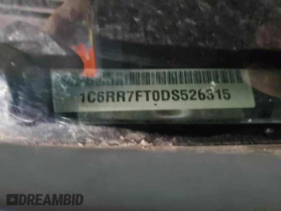 2013 Ram 1500 Tradesman с VIN 1C6RR7FT0DS526315, выставлен на аукционе Copart как лот 47397575 с пробегом 182 170 миль миль и Чистый • Clean title. История ставок и продаж доступна на DreamBid. Изображение 12.