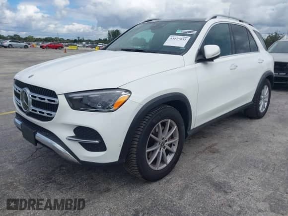 2025 Mercedes-Benz GLE 350 with VIN 4JGFB4EB0SB397623, listed as a IAAI auction lot 43475051 with 12,968 mi miles and . Bid and sale history available at DreamBid. Image 2.