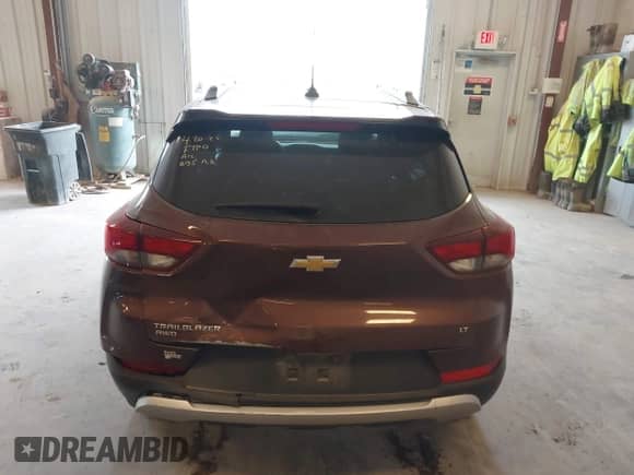 2022 Chevrolet TrailBlazer LT with VIN KL79MRSL2NB009024, listed as a IAAI auction lot 42110079 with 60,039 mi miles and . Bid and sale history available at DreamBid. Image 16.