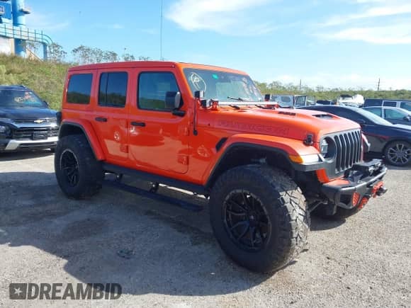 2023 Jeep Wrangler Rubicon 20th Anniversary with VIN 1C4JJXSJ1PW652861, listed as a IAAI auction lot 40546190 with Not provided miles and . Bid and sale history available at DreamBid. Image 1.