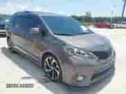 2012 Toyota Sienna SE with VIN 5TDXK3DC8CS248769, listed as a IAAI auction lot 42853132 with 192,225 mi miles and . Bid and sale history available at DreamBid. Image 1.