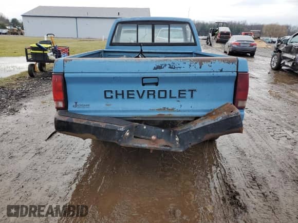 1984 Chevrolet S-10 с VIN 1GCCS14B6E0182514, выставлен на аукционе Copart как лот 86590884 с пробегом 96 490 миль миль и Списание • Salvage title. История ставок и продаж доступна на DreamBid. Изображение 6.