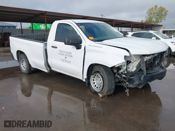 2020 Chevrolet Silverado 1500 Work Truck with VIN 3GCNWAEF8LG308802, listed as a IAAI auction lot 41090222 with 144,193 mi miles and . Bid and sale history available at DreamBid. Image 1.