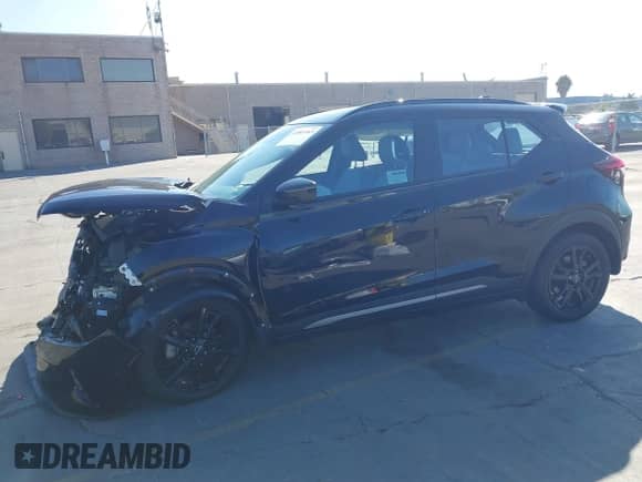 2023 Nissan Kicks SR with VIN 3N1CP5DV8PL536447, listed as a IAAI auction lot 42885383 with 18,763 mi miles and . Bid and sale history available at DreamBid. Image 2.