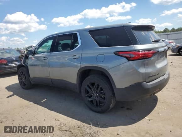2023 Chevrolet Traverse LS z VIN 1GNEVFKW9PJ111217, wystawiony jako Copart lot #70190015 z przebiegiem 37 280 mil mil oraz Szkoda całkowita • Salvage title. Historia ofert i sprzedaży dostępna na DreamBid. Obrazek 2.