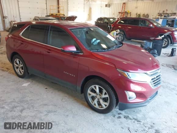 2018 Chevrolet Equinox LT с VIN 2GNAXTEX8J6227945, выставлен на аукционе IAAI как лот 43319155 с пробегом 72 116 миль миль и . История ставок и продаж доступна на DreamBid. Изображение 1.