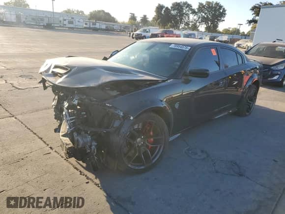 2023 Dodge Charger SRT Hellcat Widebody Jailbreak z VIN 2C3CDXL93PH686534, wystawiony jako Copart lot #70954575 z przebiegiem 6 616 mil mil oraz Szkoda całkowita • Salvage title. Historia ofert i sprzedaży dostępna na DreamBid. Obrazek 1.