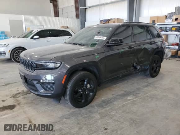 2024 Jeep Grand Cherokee Limited with VIN 1C4RJHBG2RC161815, listed as a Copart auction lot 66569155 with 15,132 mi miles and Salvage title. Bid and sale history available at DreamBid. Image 1.