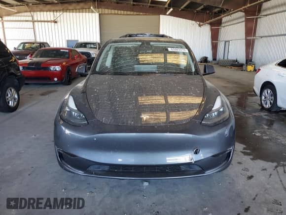 2023 Tesla Model Y Long Range с VIN 7SAYGDEE4PF620455, выставлен на аукционе Copart как лот 65983315 с пробегом 47 846 миль миль и Списание • Salvage title. История ставок и продаж доступна на DreamBid. Изображение 5.