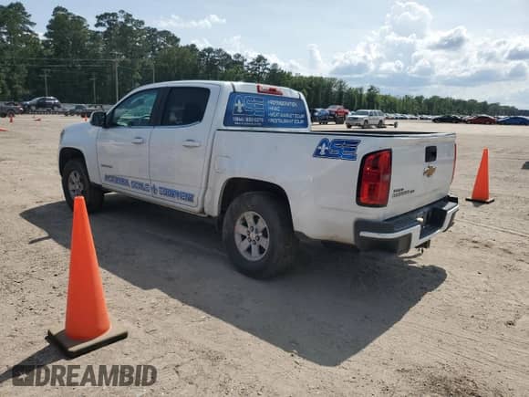 2019 Chevrolet Colorado 2WD Work Truck z VIN 1GCGSBEN6K1357902, wystawiony jako Copart lot #59794615 z przebiegiem 140 373 mil mil oraz Szkoda całkowita • Salvage title. Historia ofert i sprzedaży dostępna na DreamBid. Obrazek 2.