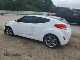 2017 Hyundai Veloster Value Edition with VIN KMHTC6AD8HU319400, listed as a Copart auction lot 71875325 with 114,417 mi miles and Salvage title. Bid and sale history available at DreamBid. Image 2.