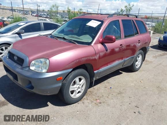 2004 Hyundai Santa Fe GLS with VIN KM8SC73E54U812145, listed as a IAAI auction lot 42629171 with 228,261 mi miles and . Bid and sale history available at DreamBid. Image 2.