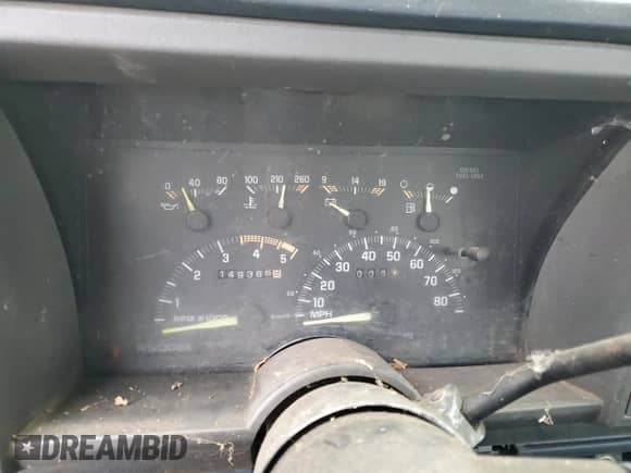 1994 GMC Sierra 1500 with VIN 1GTGC24F2RE506512, listed as a Copart auction lot 78692754 with 149,366 mi miles and Clean title. Bid and sale history available at DreamBid. Image 9.