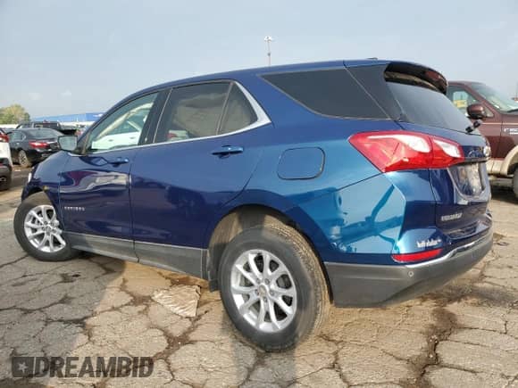 2019 Chevrolet Equinox LT z VIN 3GNAXTEV1KL320933, wystawiony jako Copart lot #81441575 z przebiegiem 15 736 mil mil oraz Czysty tytuł • Clean title. Historia ofert i sprzedaży dostępna na DreamBid. Obrazek 2.