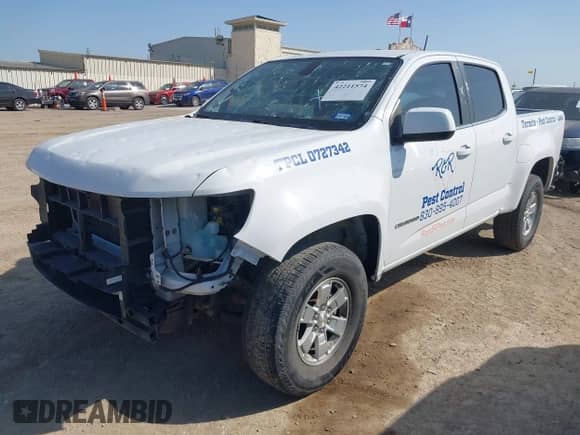 2020 Chevrolet Colorado 2WD Work Truck z VIN 1GCGSBENXL1219328, wystawiony jako IAAI lot #42211574 z przebiegiem 66 026 mil mil oraz . Historia ofert i sprzedaży dostępna na DreamBid. Obrazek 2.