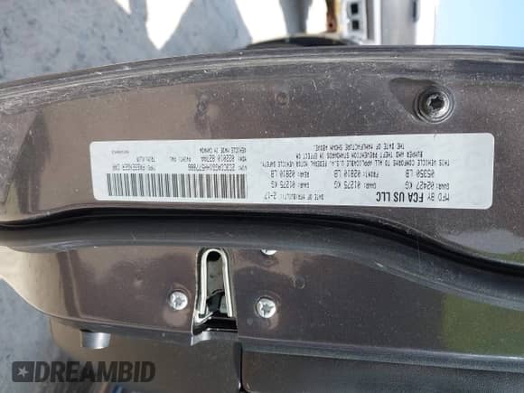 2017 Chrysler 300 S with VIN 2C3CCAGG1HH577886, listed as a IAAI auction lot 42477415 with 99,685 mi miles and . Bid and sale history available at DreamBid. Image 9.