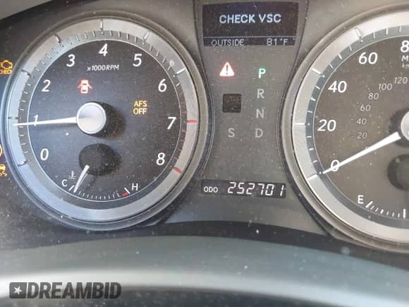 2007 Lexus ES 330 z VIN JTHBJ46G272075183, wystawiony jako IAAI lot #43158643 z przebiegiem 252 701 mil mil oraz . Historia ofert i sprzedaży dostępna na DreamBid. Obrazek 7.