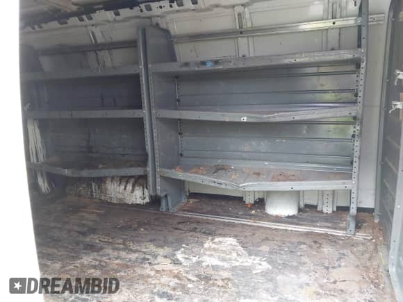 2012 Chevrolet Express Cargo with VIN 1GCWGFCA9C1163239, listed as a IAAI auction lot 42041174 with Not provided miles and . Bid and sale history available at DreamBid. Image 8.