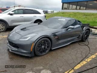 2017 Chevrolet Corvette Grand Sport 3LT with VIN 1G1Y12D77H5114331, listed as a Copart auction lot 55504135 with 17,434 mi miles and Clean title. Bid and sale history available at DreamBid. Image 1.