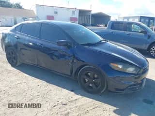 2015 Dodge Dart SXT with VIN 1C3CDFBB1FD306455, listed as a IAAI auction lot 43341466 with 185,341 mi miles and . Bid and sale history available at DreamBid. Image 1.