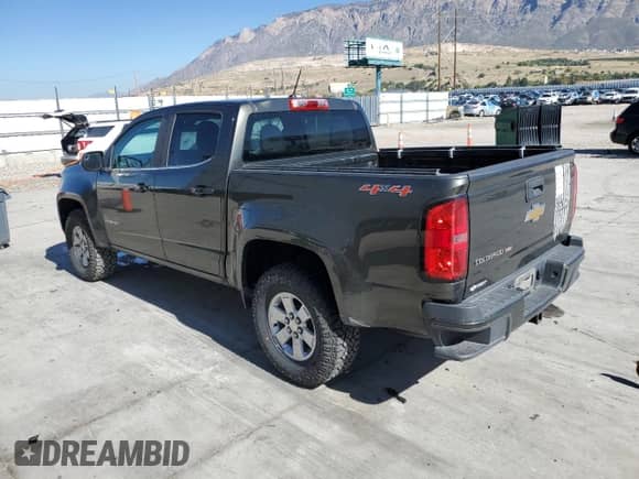 2018 Chevrolet Colorado 4WD Work Truck with VIN 1GCGTBEN0J1183479, listed as a Copart auction lot 85836805 with 57,901 mi miles and Salvage title. Bid and sale history available at DreamBid. Image 2.