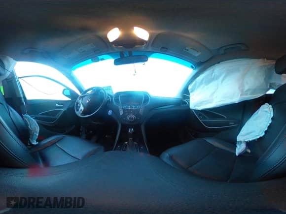 2014 Hyundai Santa Fe with VIN 5XYZU3LA5EG227817, listed as a IAAI auction lot 43073735 with 92,029 mi miles and . Bid and sale history available at DreamBid. Image 17.