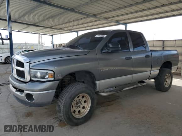 2005 Dodge RAM with VIN 3D3KS28C95G751248, listed as a Copart auction lot 49923855 with 236,513 mi miles and Salvage title. Bid and sale history available at DreamBid. Image 1.