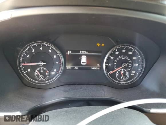 2022 Hyundai Santa Fe SEL с VIN 5NMS2DAJXNH457018, выставлен на аукционе Copart как лот 80796335 с пробегом 54 145 миль миль и Списание • Salvage title. История ставок и продаж доступна на DreamBid. Изображение 9.