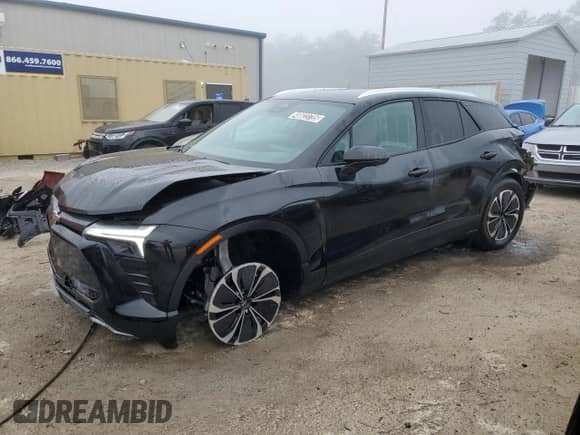 2024 Chevrolet Blazer EV eAWD LT z VIN 3GNKDBRJ1RS253202, wystawiony jako Copart lot #48823735 z przebiegiem 5 314 mil mil oraz Czysty tytuł • Clean title. Historia ofert i sprzedaży dostępna na DreamBid. Obrazek 1.