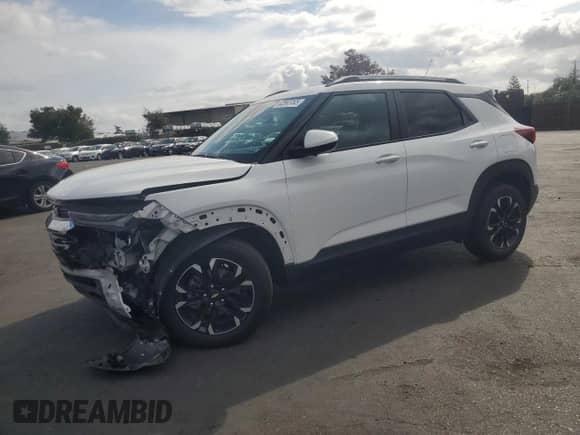 2021 Chevrolet TrailBlazer LT with VIN KL79MPS20MB163662, listed as a Copart auction lot 82663165 with 50,134 mi miles and Salvage title. Bid and sale history available at DreamBid. Image 1.