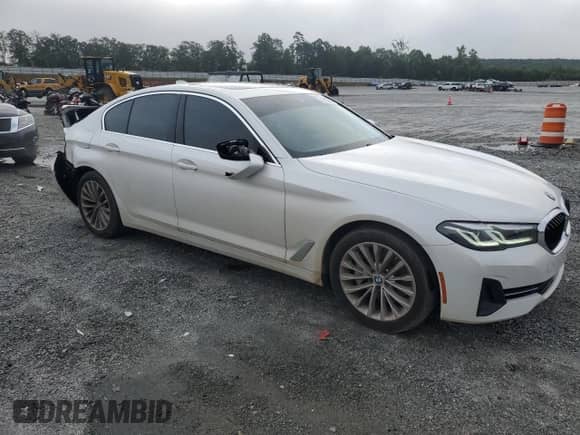 2023 BMW 5 Series 530i with VIN WBA53BH07PWY23994, listed as a Copart auction lot 65722865 with 29,968 mi miles and Salvage title. Bid and sale history available at DreamBid. Image 4.