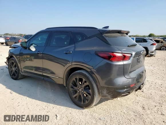 2021 Chevrolet Blazer RS с VIN 3GNKBKRS4MS583147, выставлен на аукционе Copart как лот 80222565 с пробегом 58 062 миль миль и Списание • Salvage title. История ставок и продаж доступна на DreamBid. Изображение 2.