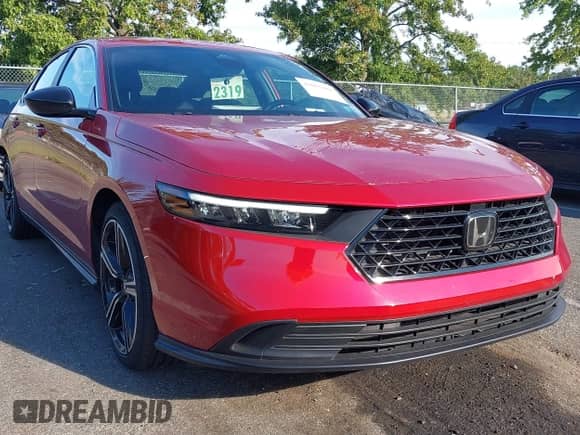 2024 Honda Accord Sport with VIN 1HGCY2F54RA093344, listed as a IAAI auction lot 43091488 with 5,538 mi miles and . Bid and sale history available at DreamBid. Image 1.