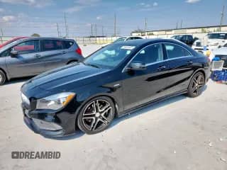 2017 Mercedes-Benz CLA 250 with VIN WDDSJ4GB5HN428056, listed as a Copart auction lot 70424445 with 108,802 mi miles and Salvage title. Bid and sale history available at DreamBid. Image 1.