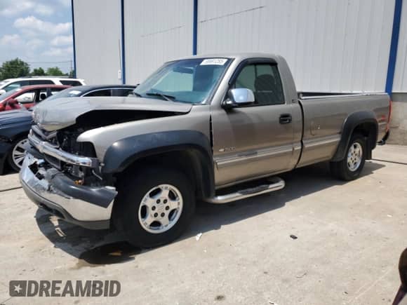 1999 Chevrolet Silverado 1500 LT with VIN 1GCEK14T3XE105915, listed as a Copart auction lot 58691285 with 167,758 mi miles and Salvage title. Bid and sale history available at DreamBid. Image 1.