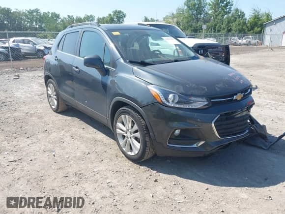 2018 Chevrolet Trax Premier with VIN 3GNCJMSB0JL290008, listed as a IAAI auction lot 43003407 with 113,095 mi miles and . Bid and sale history available at DreamBid. Image 1.