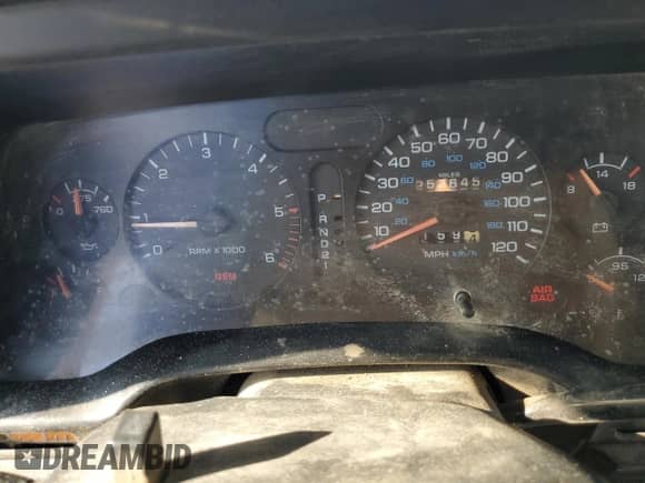 1996 Dodge 2500 with VIN 1B7KF23Z1TJ132910, listed as a Copart auction lot 48693455 with 253,645 mi miles and Salvage title. Bid and sale history available at DreamBid. Image 9.