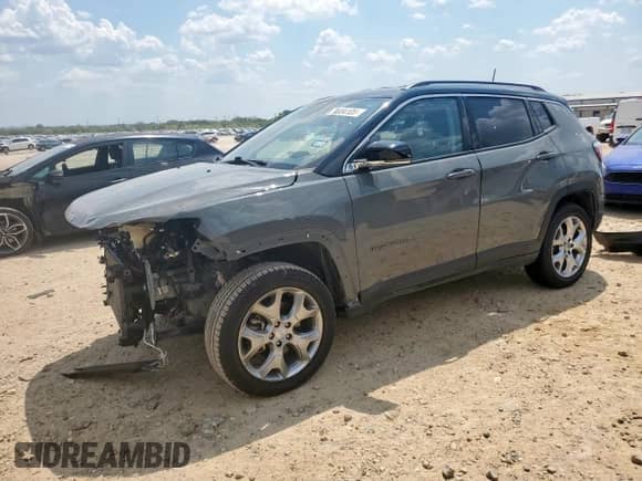 2022 Jeep Compass Limited с VIN 3C4NJDCB9NT135608, выставлен на аукционе Copart как лот 70004105 с пробегом 44 527 миль миль и Списание • Salvage title. История ставок и продаж доступна на DreamBid. Изображение 1.