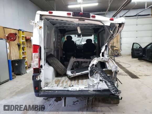 2019 Ram ProMaster Cargo with VIN 3C6TRVAG1KE509155, listed as a Copart auction lot 62177545 with 258,750 mi miles and Non repairable. Bid and sale history available at DreamBid. Image 6.